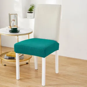 Color Teal 2 Stretchable Chair Protector Cover