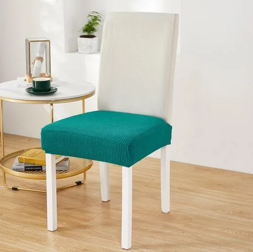 Color Teal 2 Stretchable Chair Protector Cover
