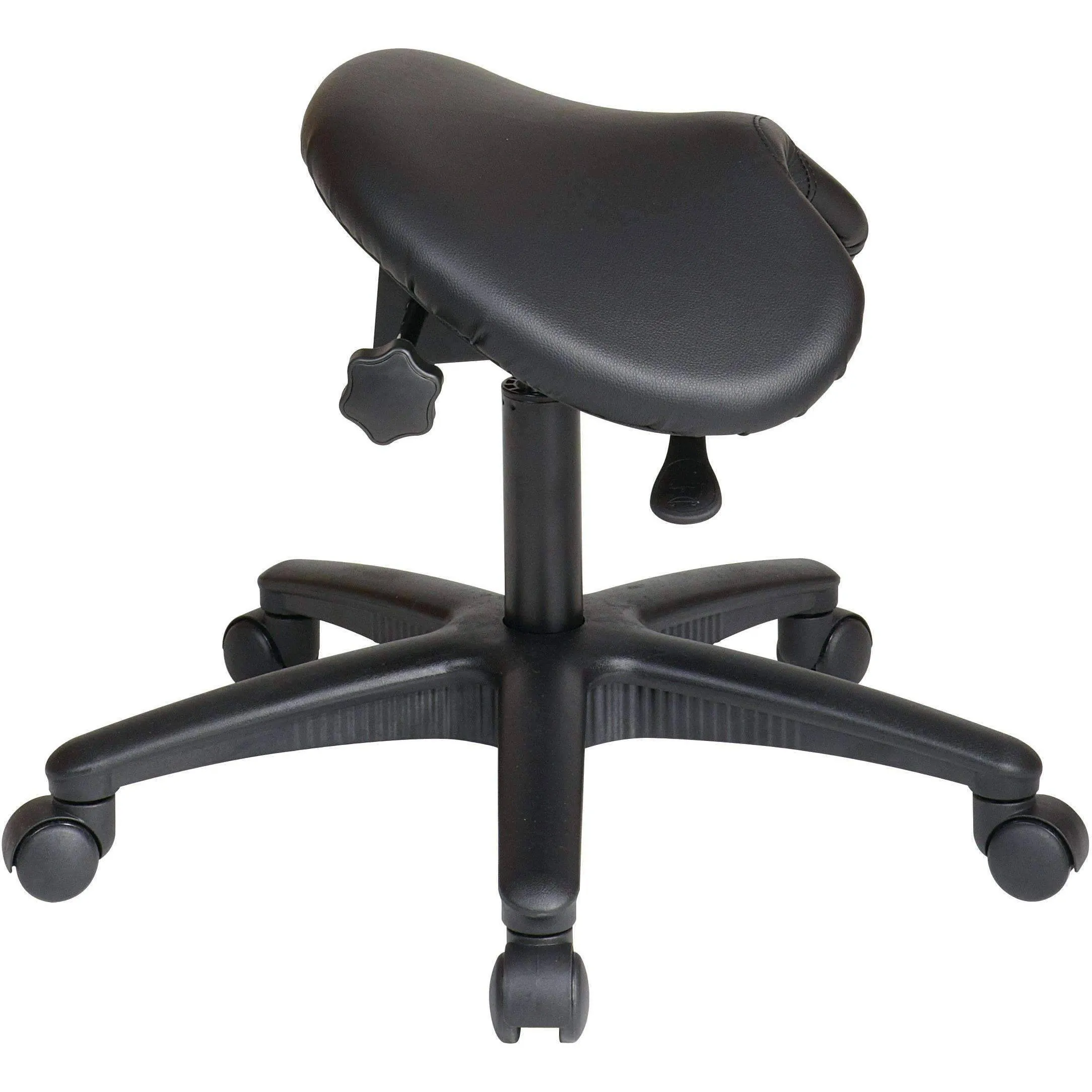 Ergonomic Pneumatic Backless Stool with Saddle Seat