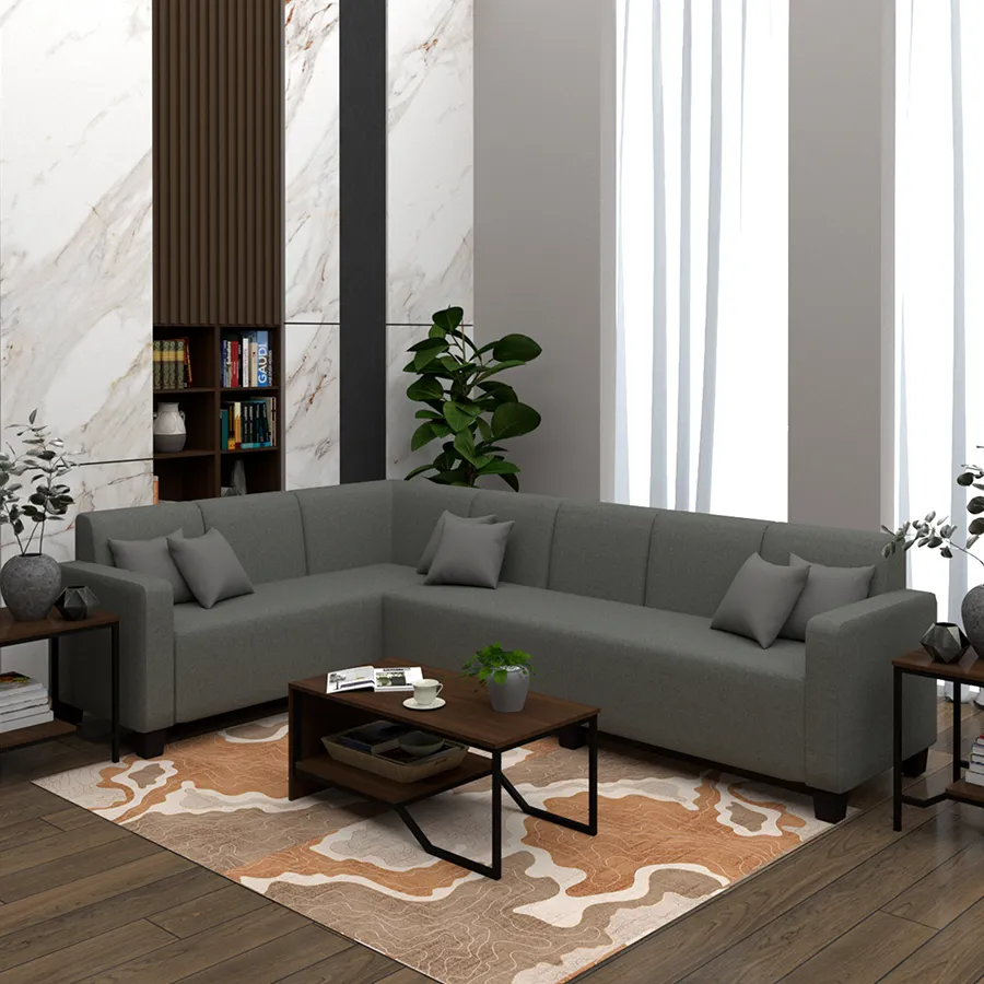 Eric Corner Sectional 6 Seat (2L) Sofa