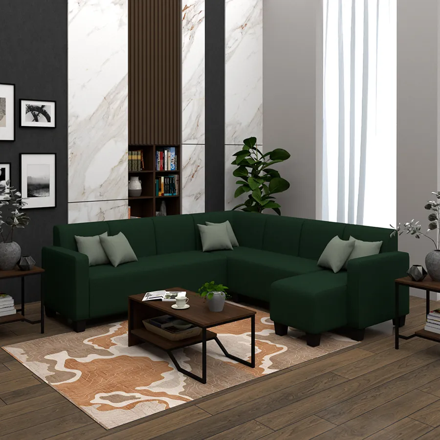 Eric Sectional 6 Seat with Chaise Corner (3L) Sofa