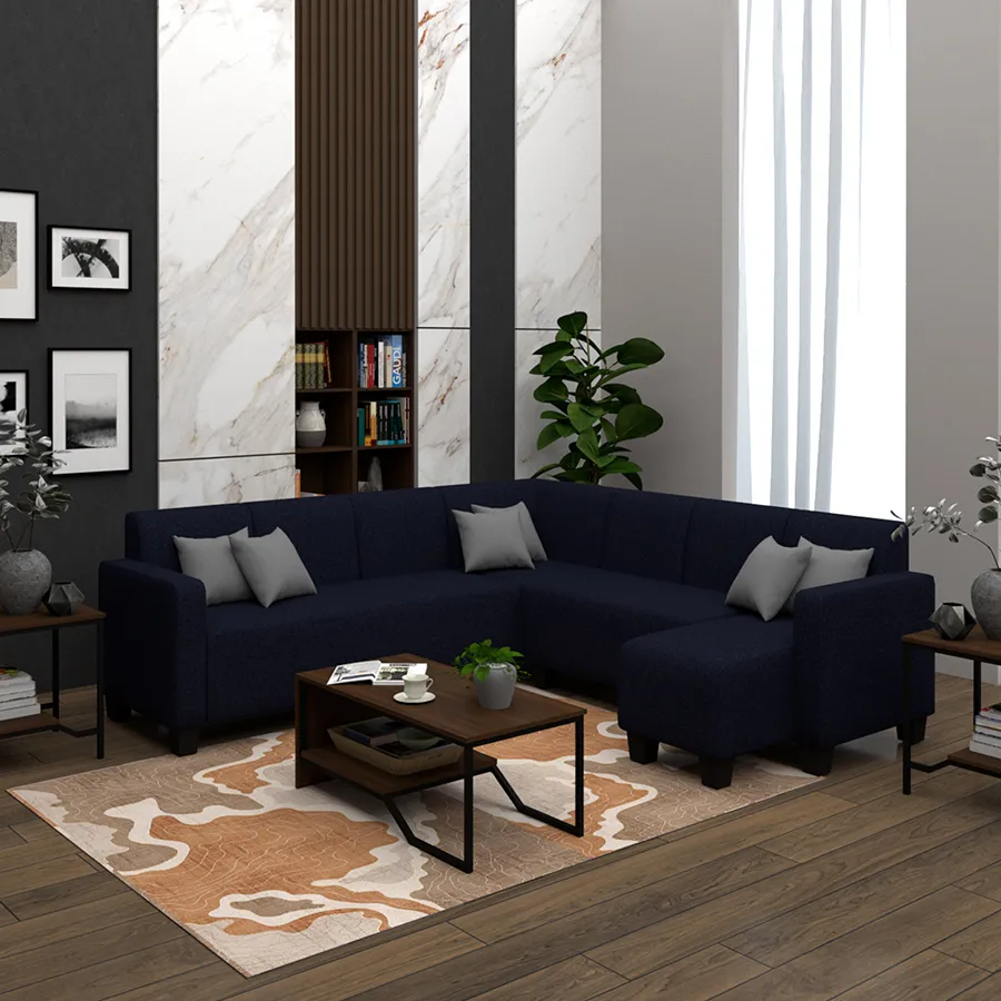 Eric Sectional 6 Seat with Chaise Corner (3L) Sofa