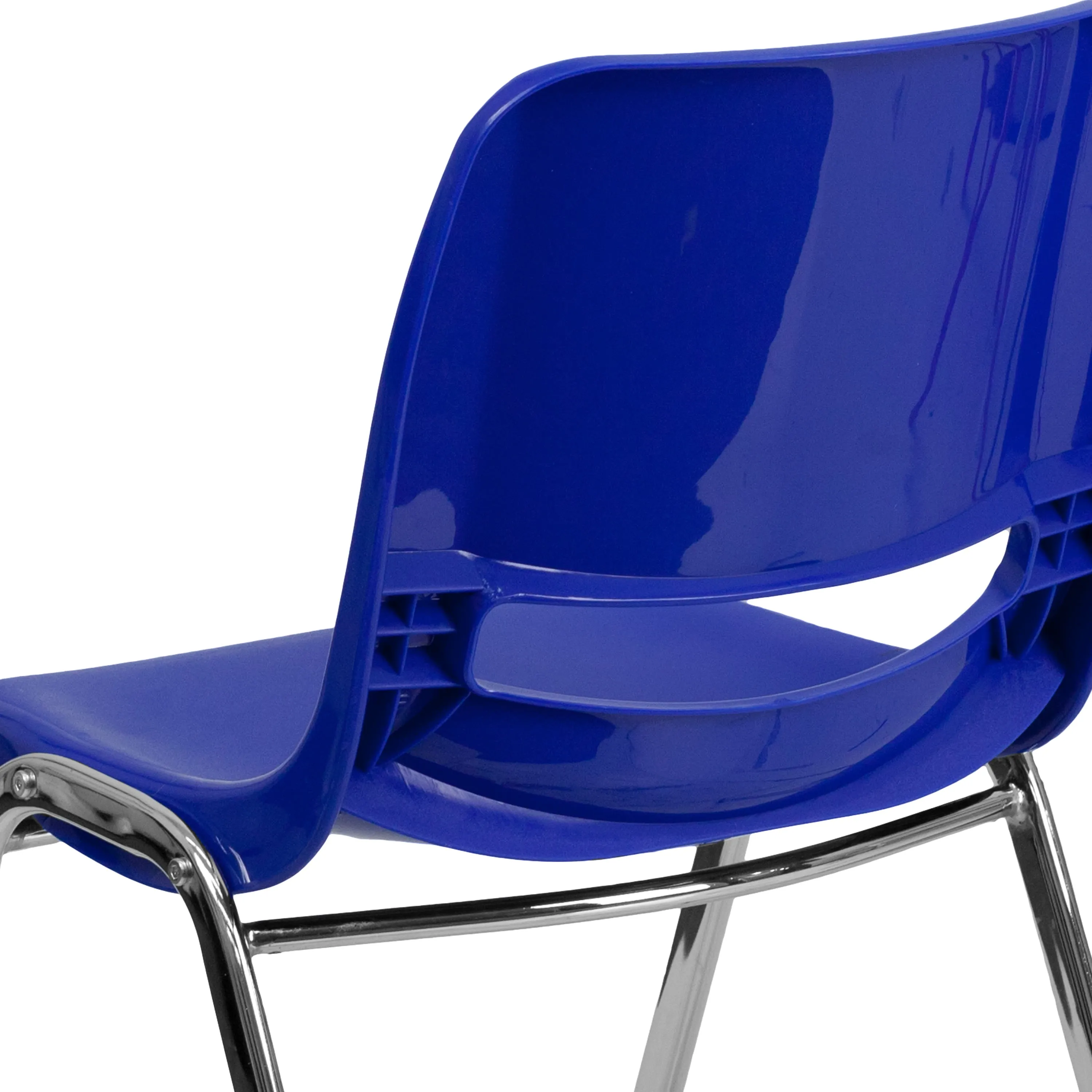 HERCULES Series 440 lb. Capacity Kid's Ergonomic Shell Stack Chair with 14" Seat Height