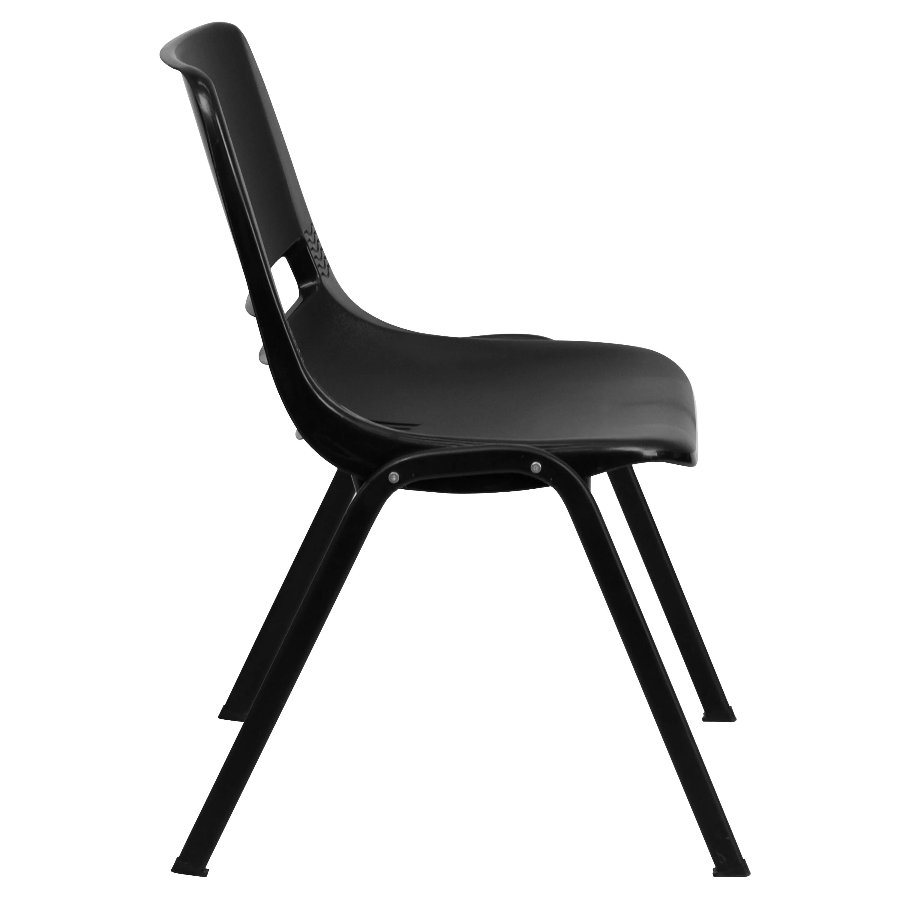 HERCULES Series 440 lb. Capacity Kid's Ergonomic Shell Stack Chair with 14" Seat Height