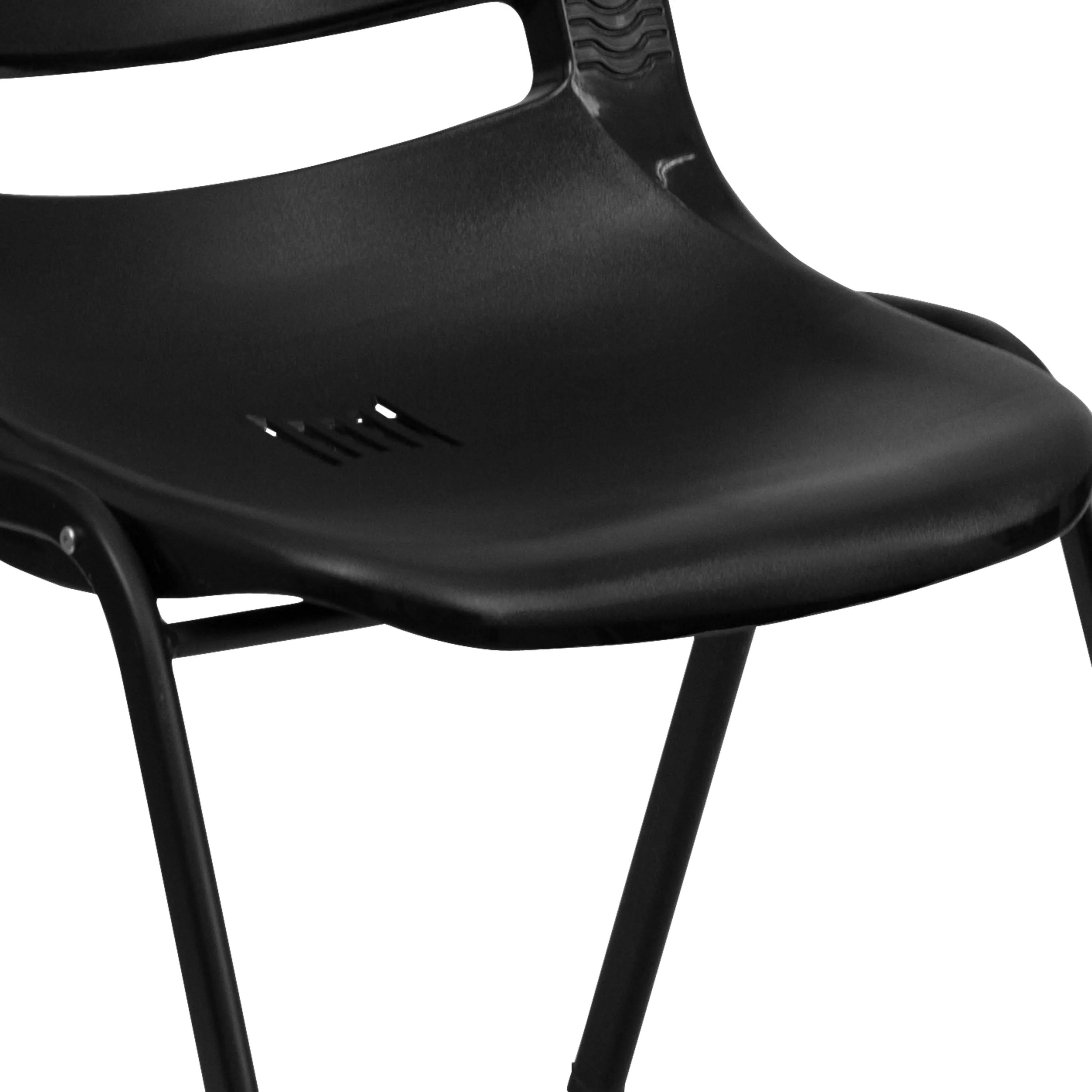 HERCULES Series 440 lb. Capacity Kid's Ergonomic Shell Stack Chair with 14" Seat Height