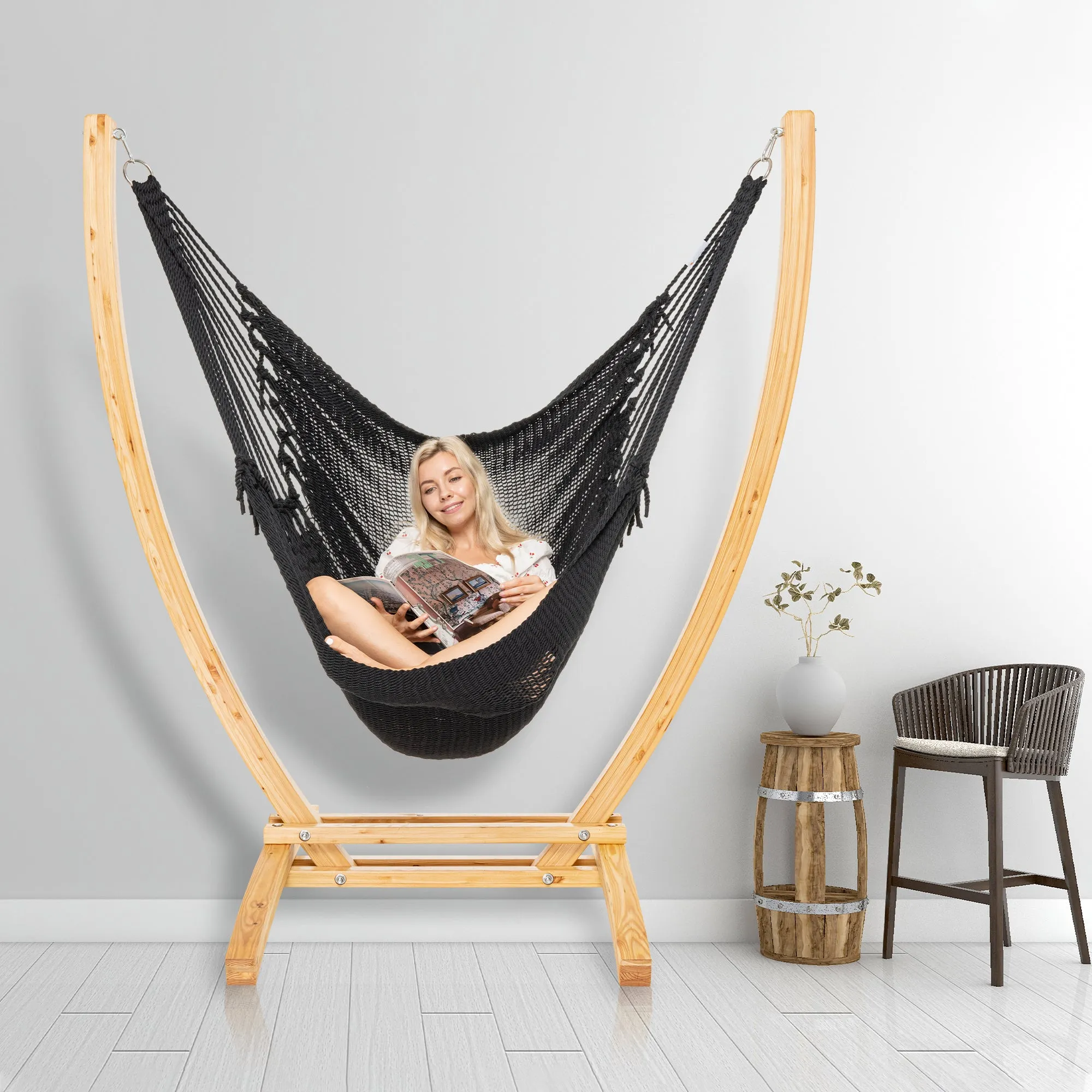 Jumbo Caribbean Recliner - Black