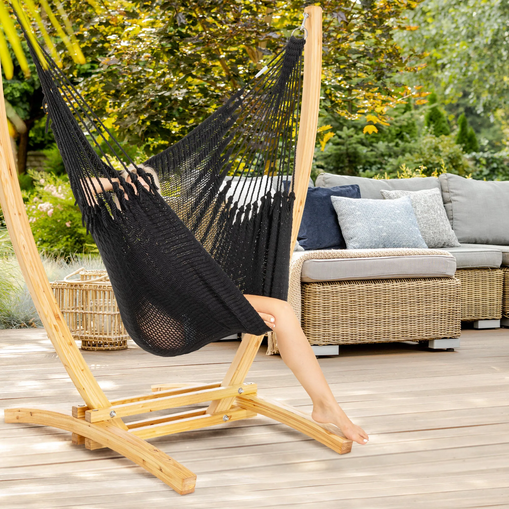 Jumbo Caribbean Recliner - Black