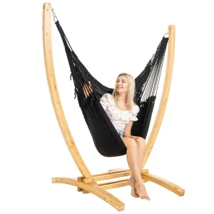 Jumbo Caribbean Recliner - Black