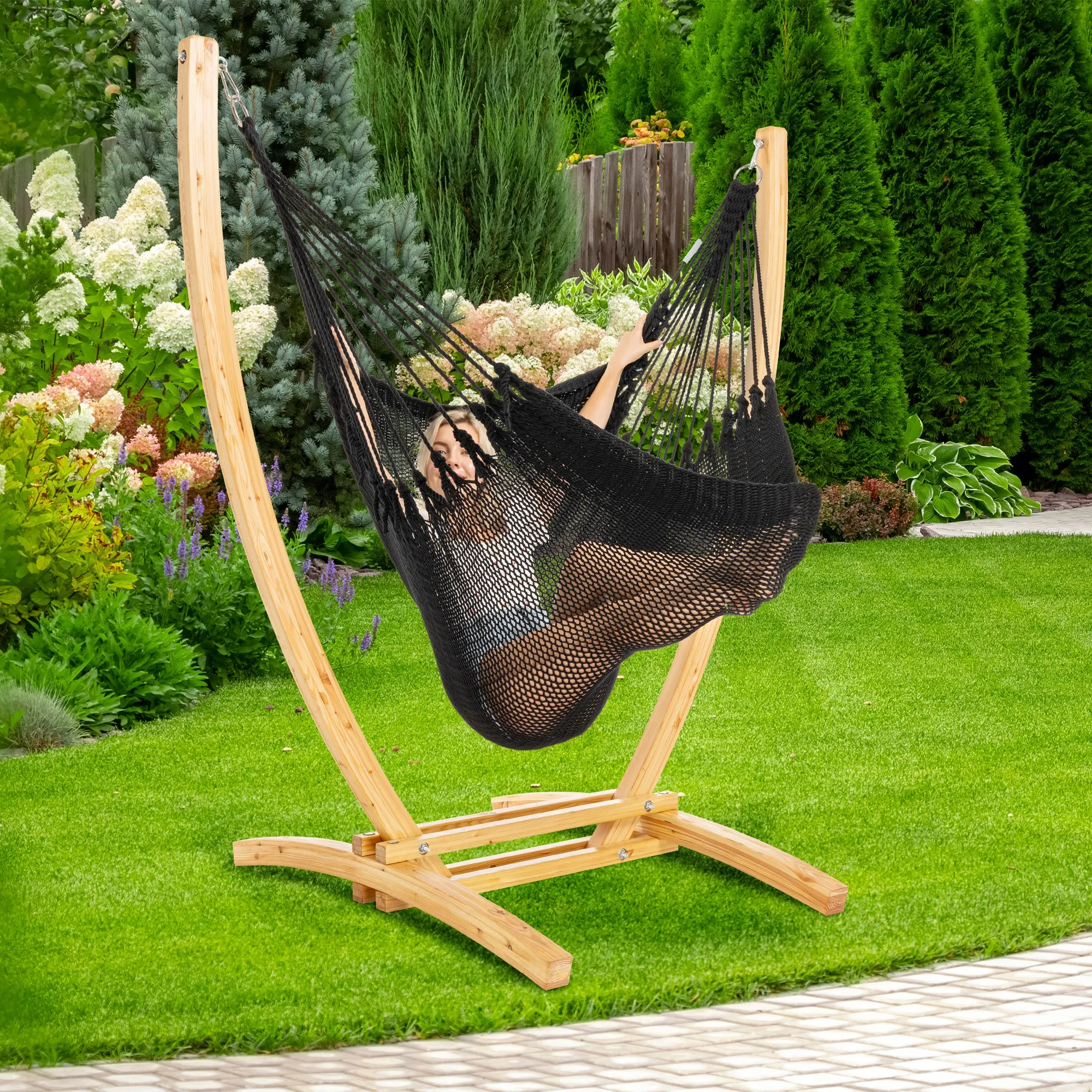 Jumbo Caribbean Recliner - Black