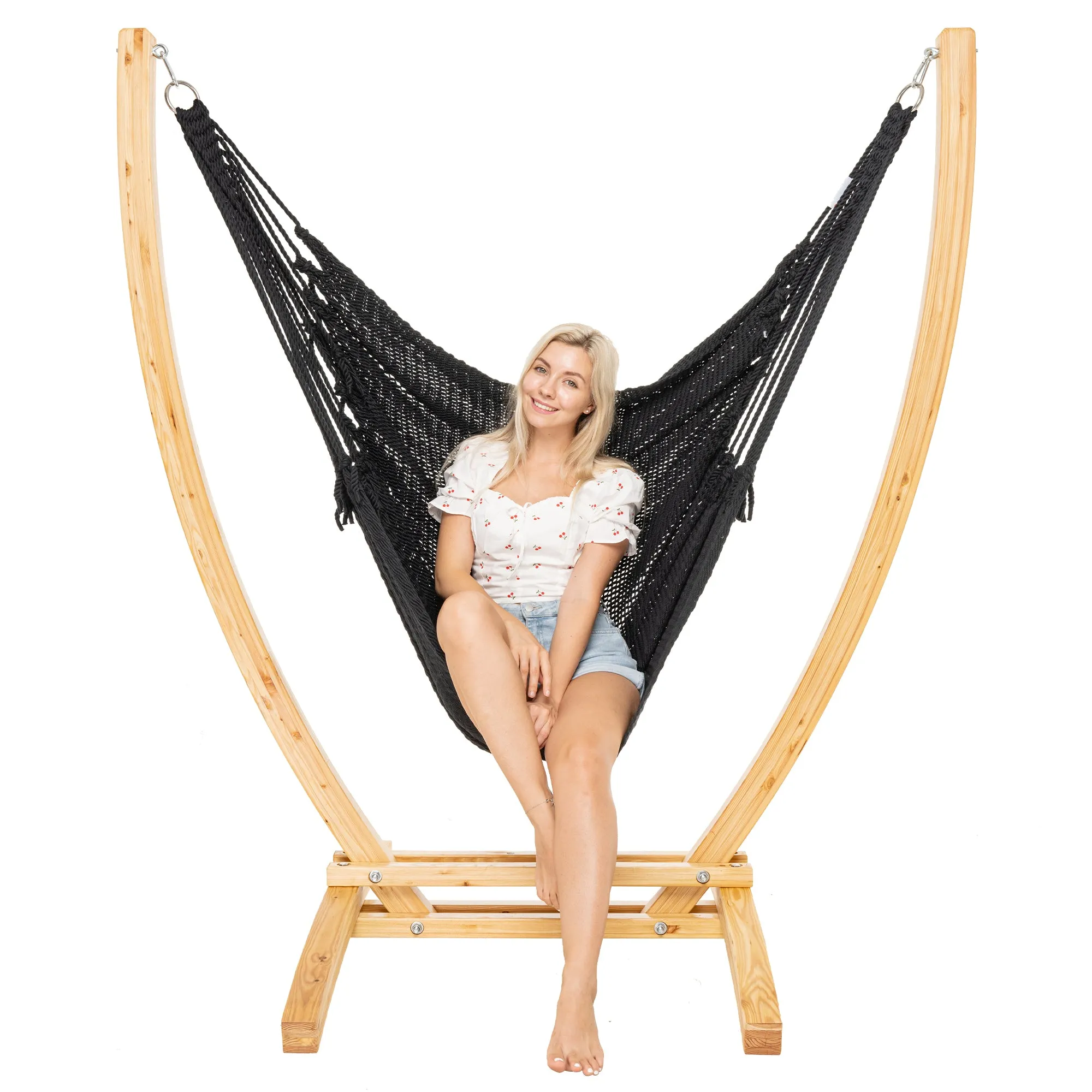 Jumbo Caribbean Recliner - Black