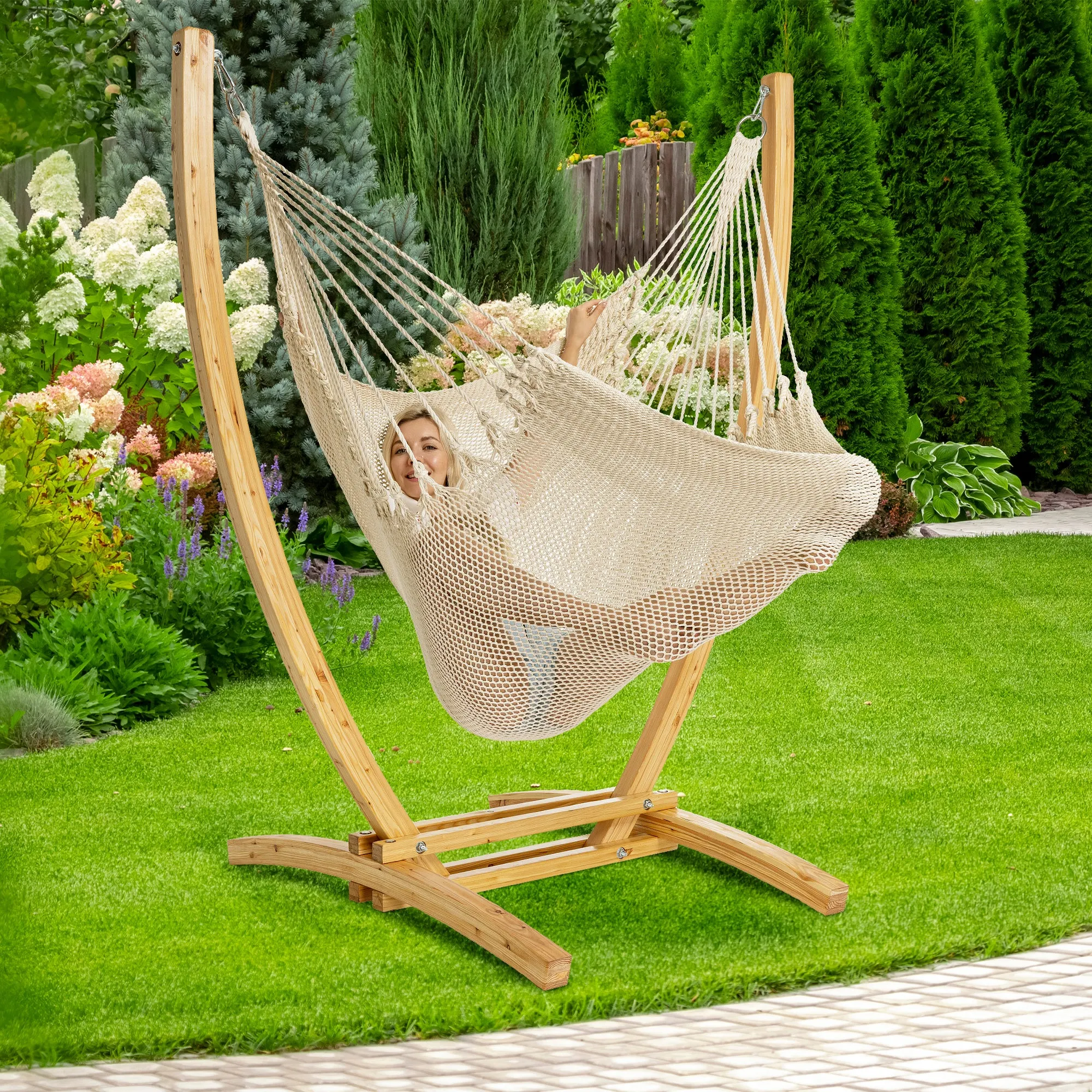 Jumbo Caribbean Recliner - Cream