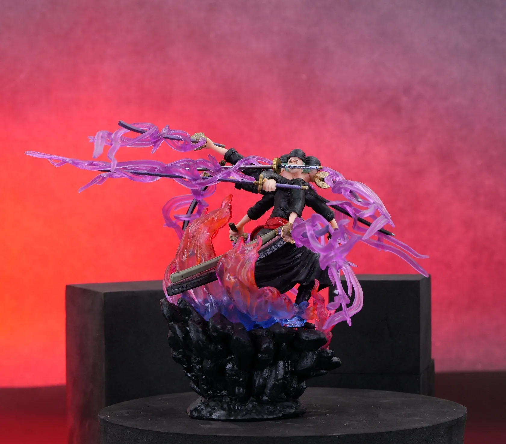One Piece Roronoa Zoro Nine Knives Three Faces Asura Form Action Figure | 13 CMS |