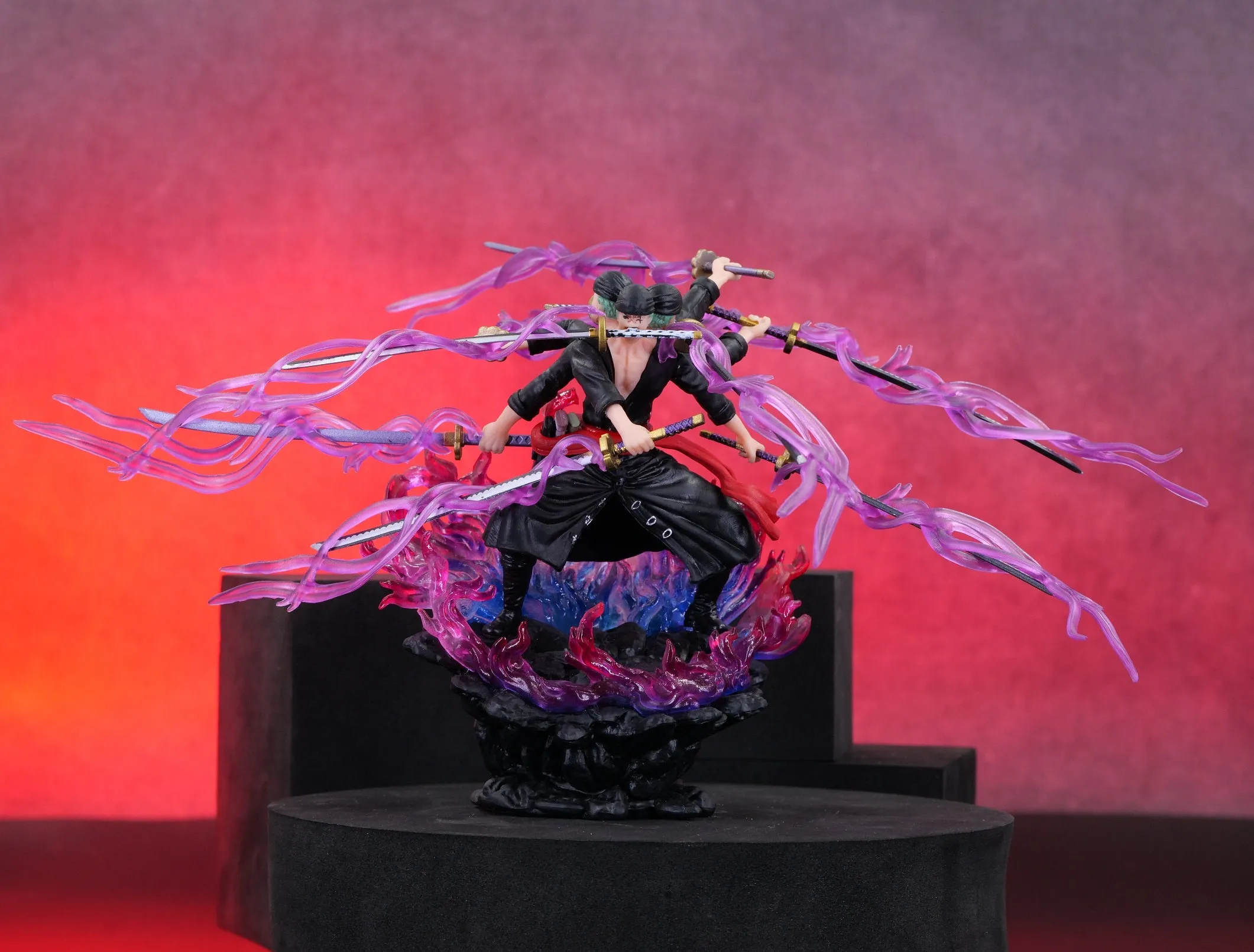 One Piece Roronoa Zoro Nine Knives Three Faces Asura Form Action Figure | 13 CMS |