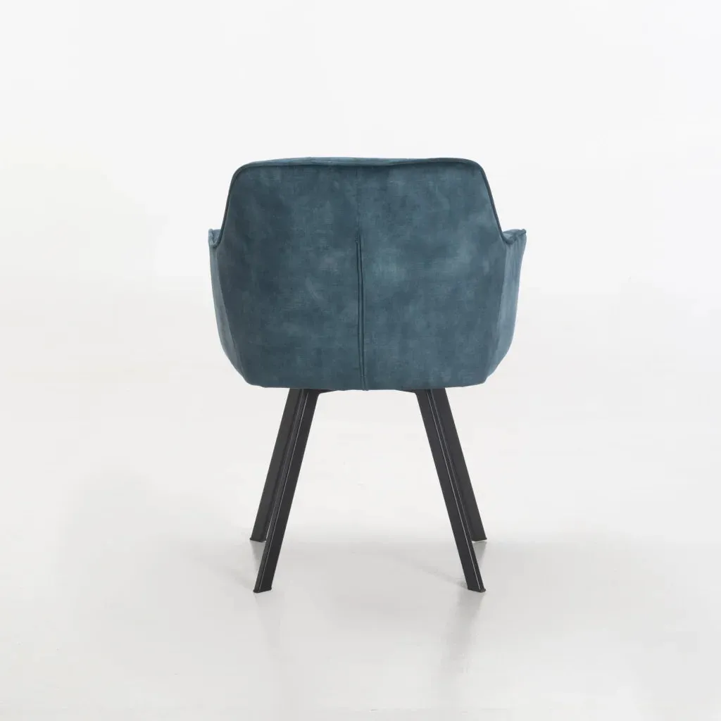 PIA DELUXE VELVET DINING CHAIR