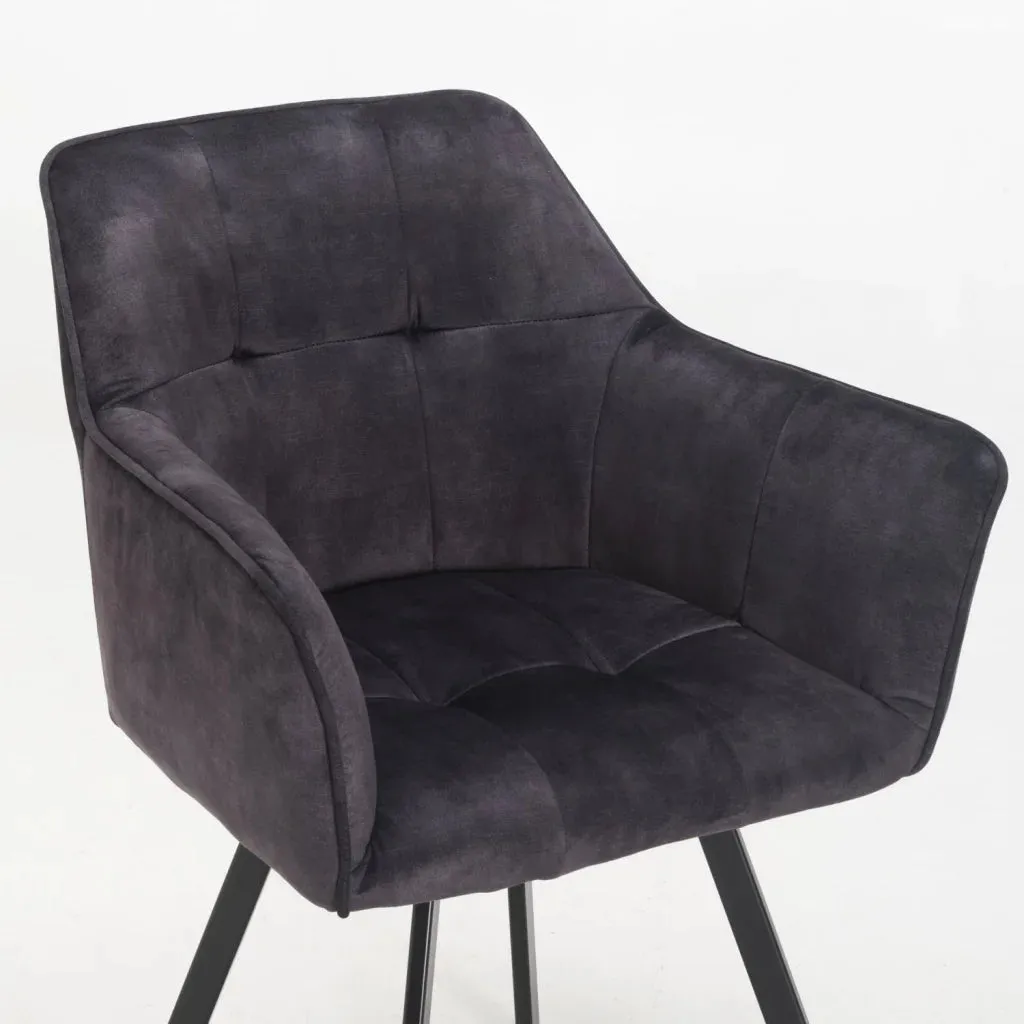 PIA DELUXE VELVET DINING CHAIR