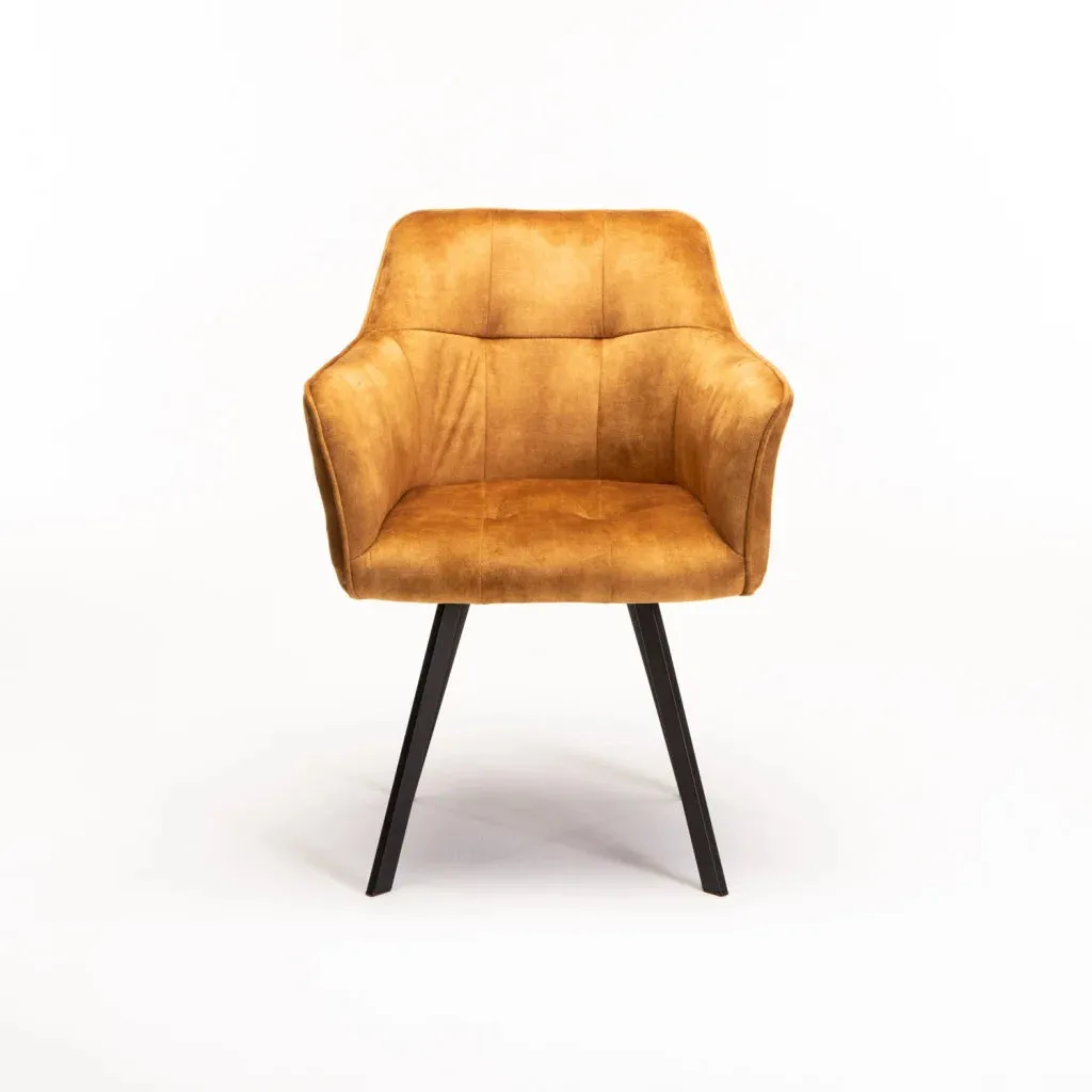 PIA DELUXE VELVET DINING CHAIR