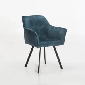 PIA DELUXE VELVET DINING CHAIR