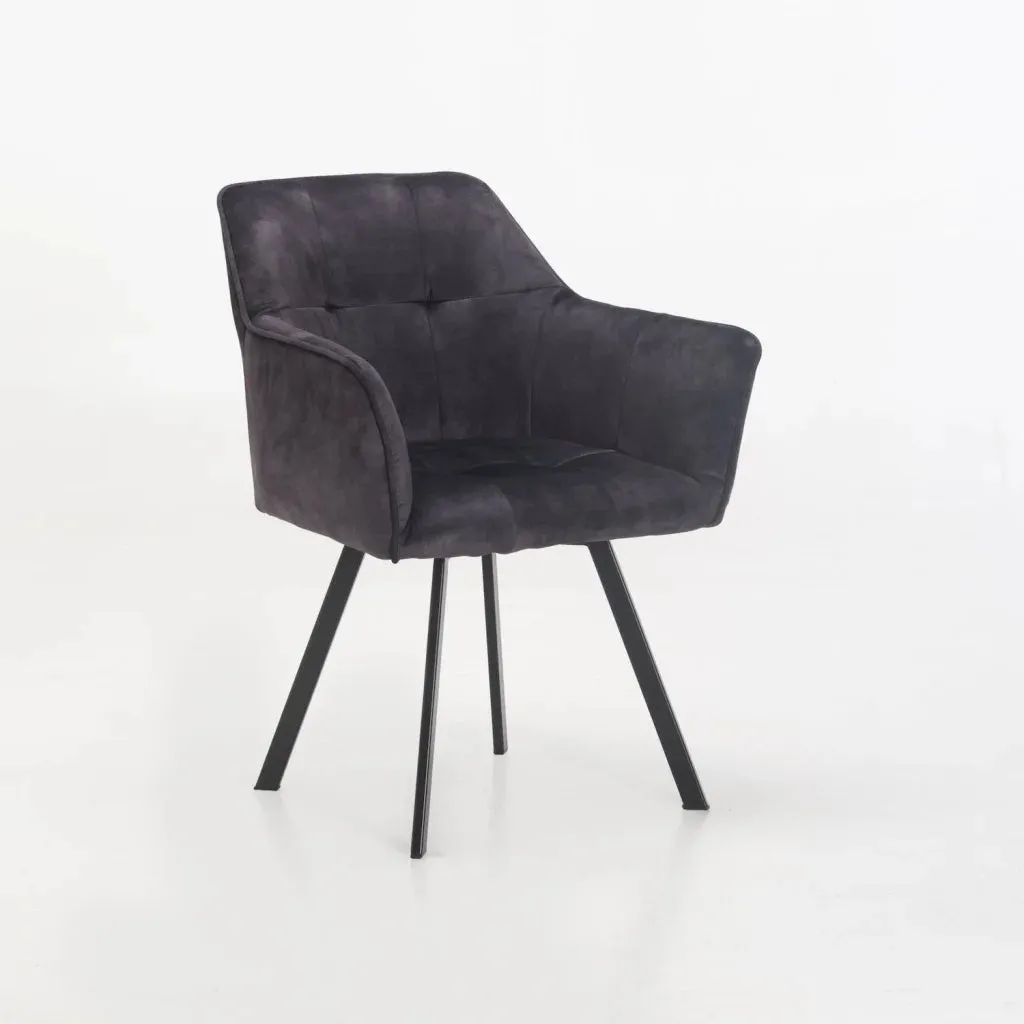 PIA DELUXE VELVET DINING CHAIR