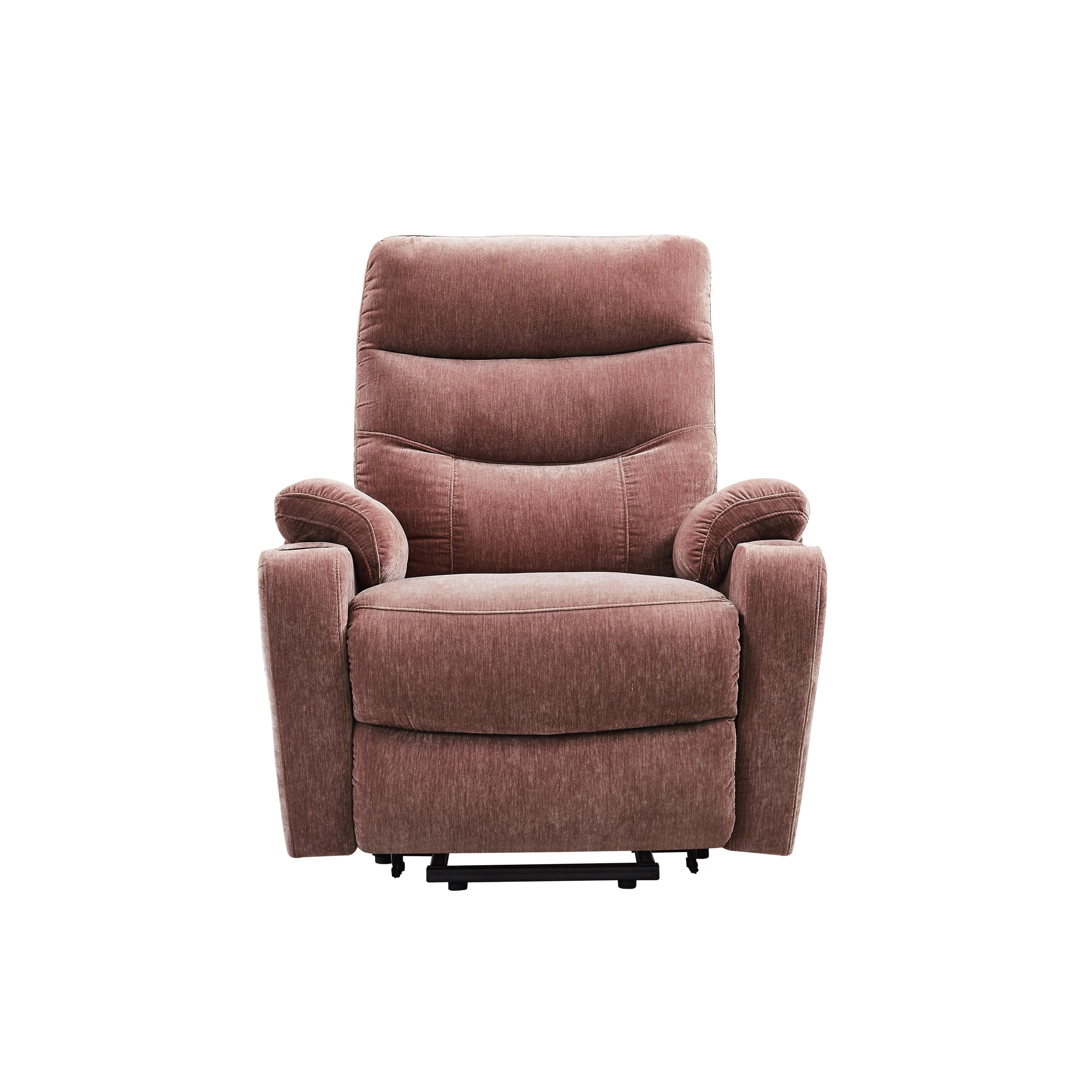 Power Lift Recliner Chair with Massage and Heat for Elderly Electric Recliner Lift Chair with 2 Side Pockets, Cup Holders, USB Port for Living Room, Rose