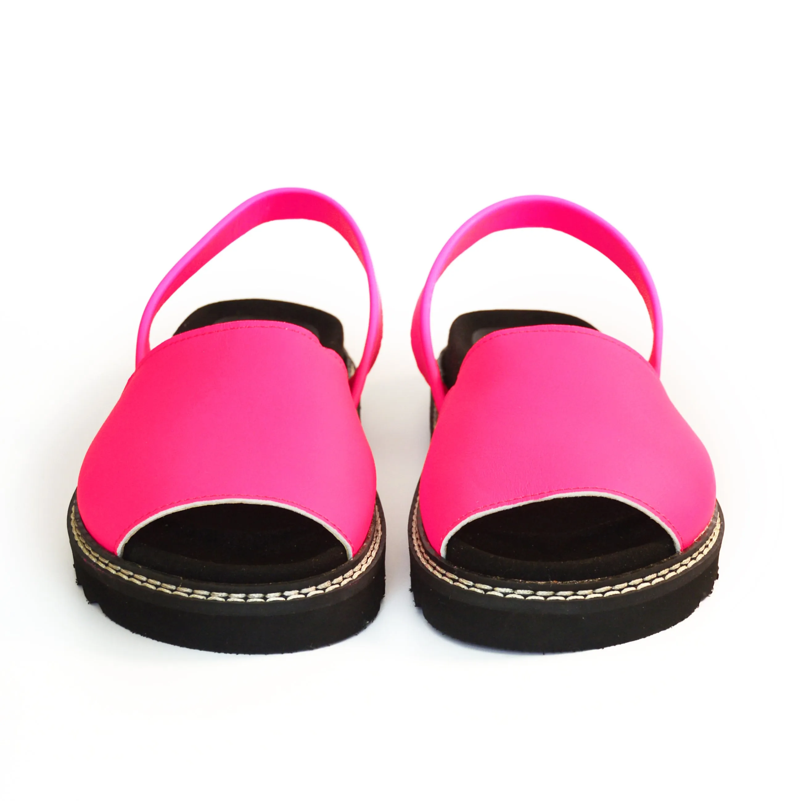 SAMPLE SALE Neon Pink Ergonomic Avarcas